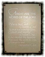 Great are the works of the Lord
